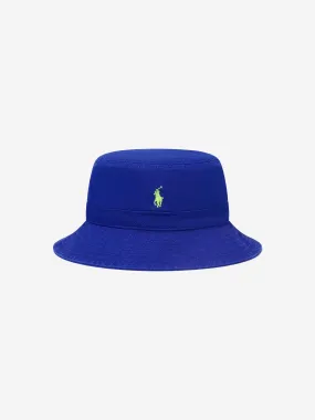 Ralph Lauren Boys Logo Bucket Hat in Blue