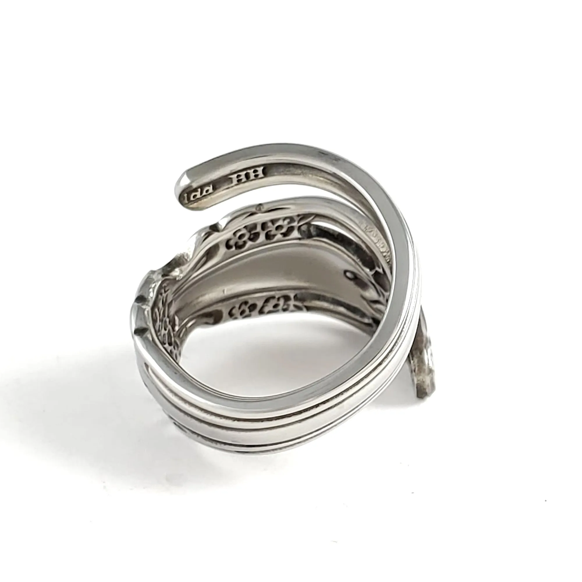 Raphael Brahms Stainless Steel Spoon Wrap Around Ring