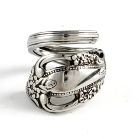 Raphael Brahms Stainless Steel Spoon Wrap Around Ring