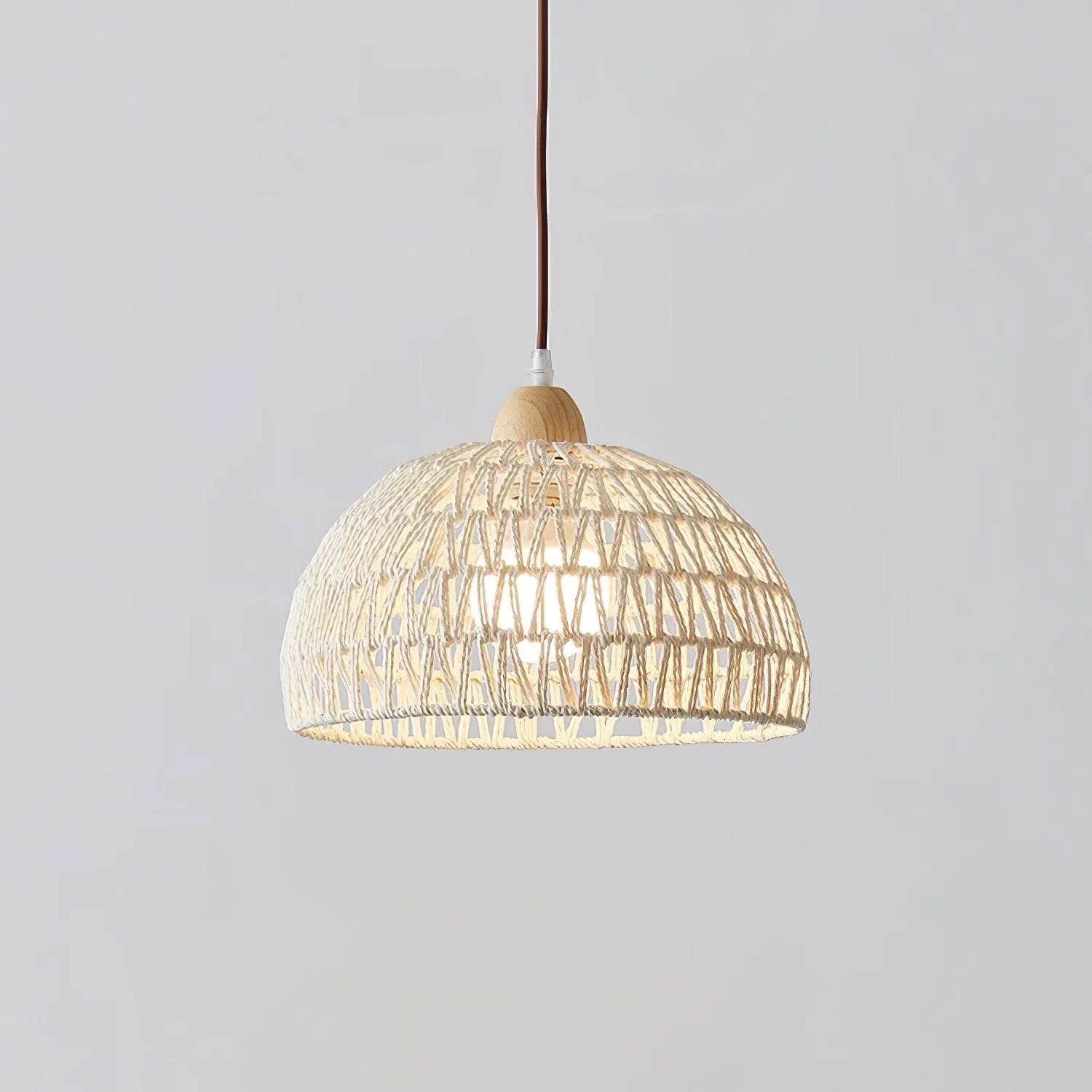 Rattan Arch Pendant Lamp