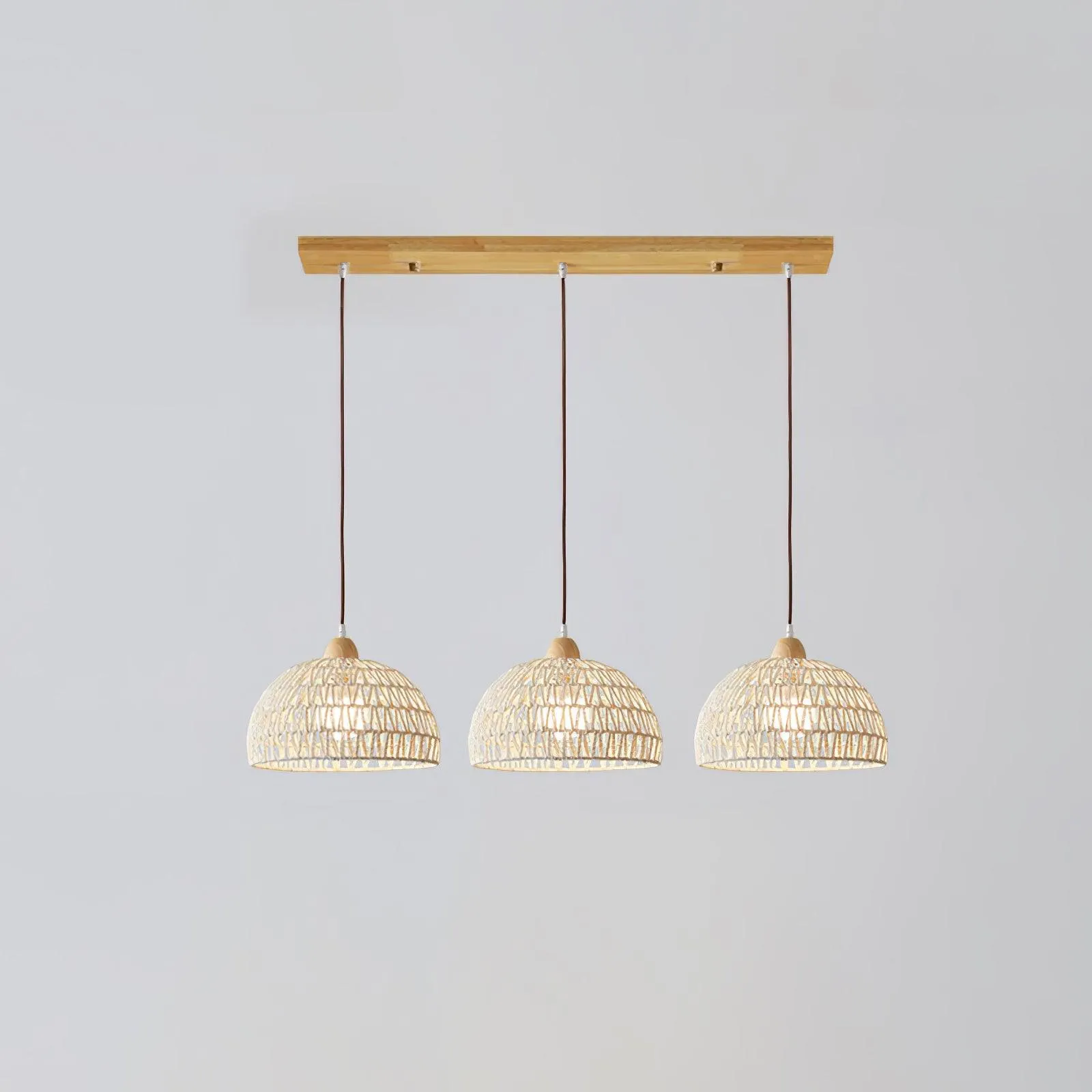Rattan Arch Pendant Lamp