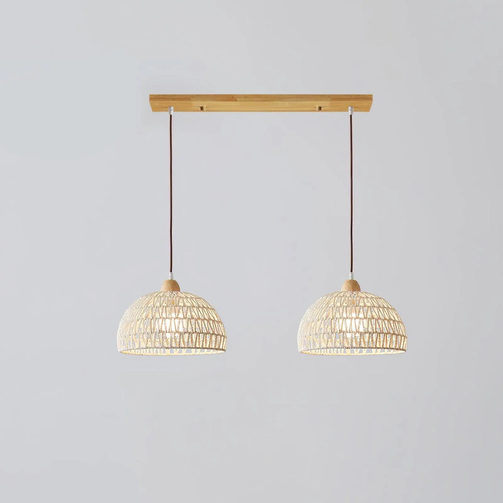 Rattan Arch Pendant Lamp