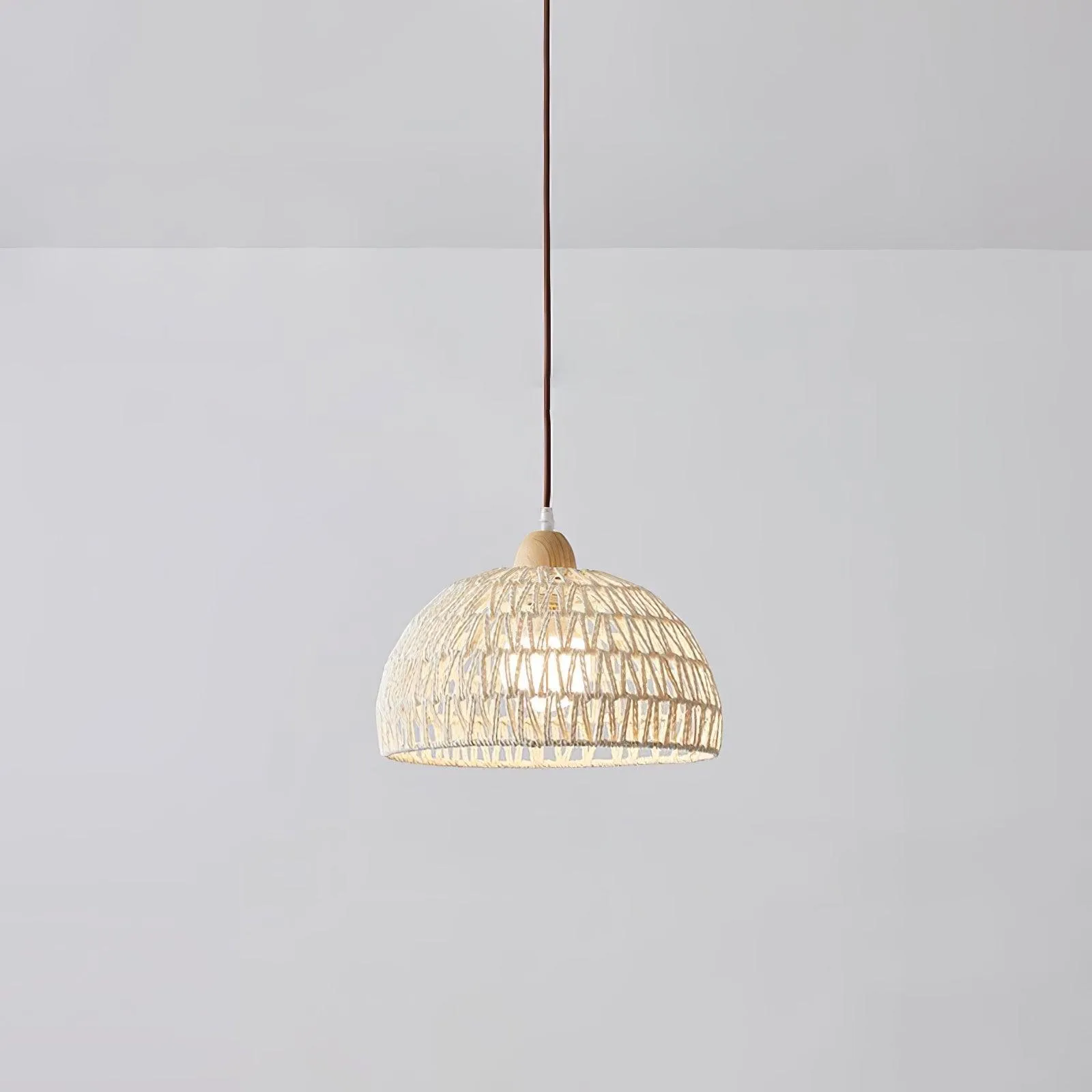 Rattan Arch Pendant Lamp