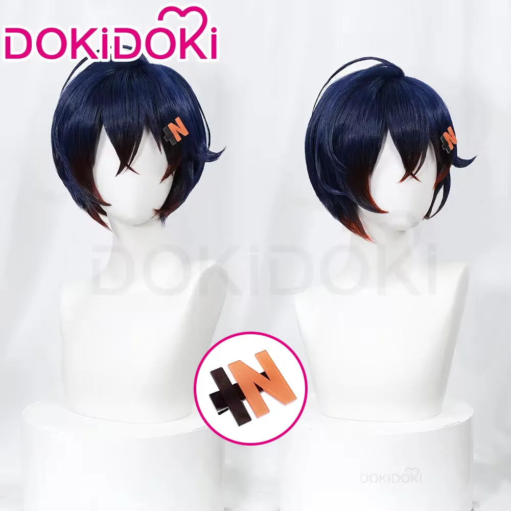 【Ready For Ship】DokiDoki Game Zenless Zone Zero Cosplay Belle Cosplay Wig Short Purple / Hairpin ZZZ