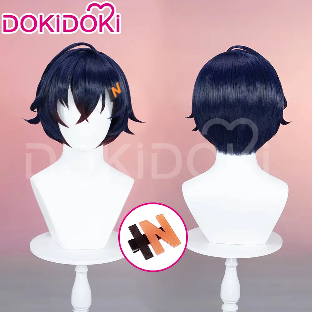 【Ready For Ship】DokiDoki Game Zenless Zone Zero Cosplay Belle Cosplay Wig Short Purple / Hairpin ZZZ
