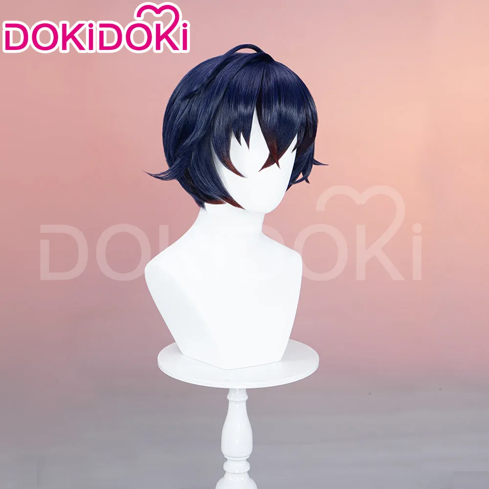 【Ready For Ship】DokiDoki Game Zenless Zone Zero Cosplay Belle Cosplay Wig Short Purple / Hairpin ZZZ
