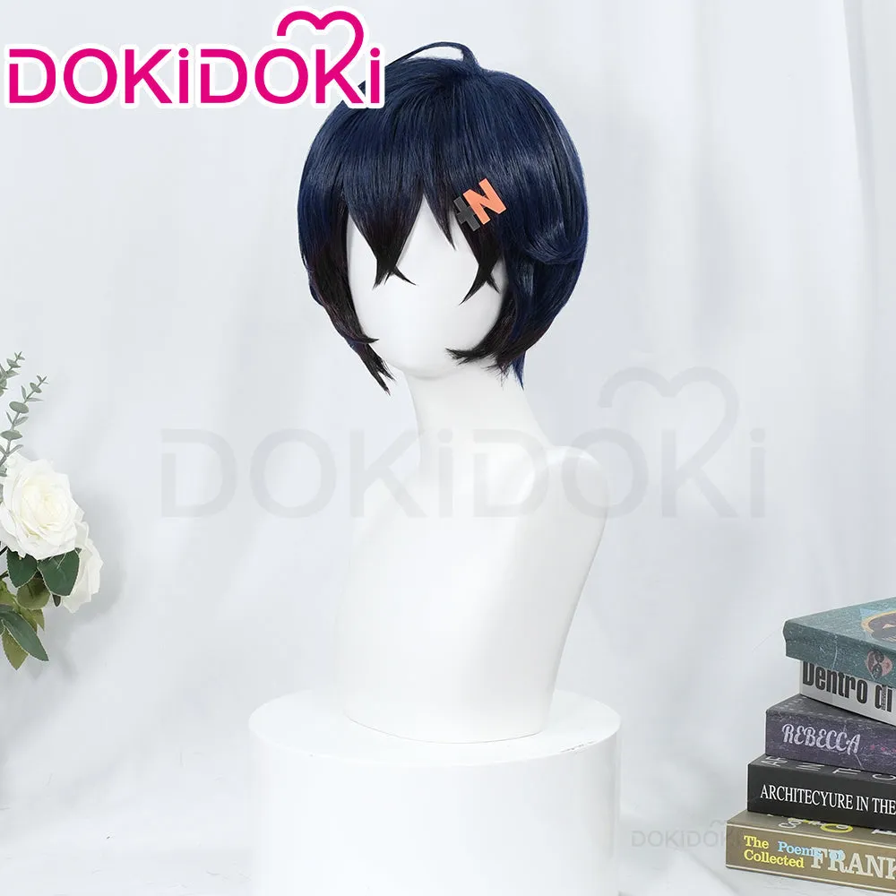 【Ready For Ship】DokiDoki Game Zenless Zone Zero Cosplay Belle Cosplay Wig Short Purple / Hairpin ZZZ