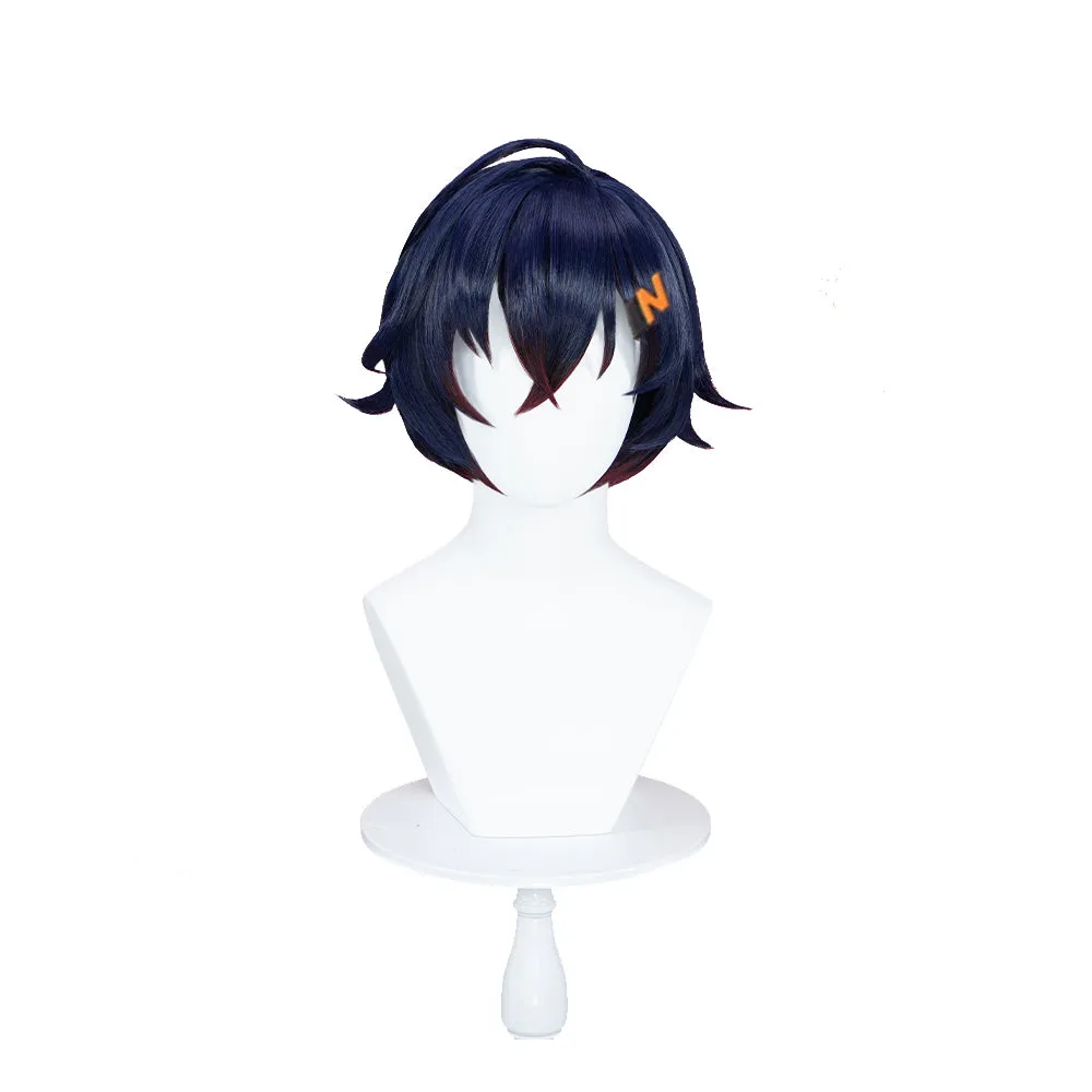 【Ready For Ship】DokiDoki Game Zenless Zone Zero Cosplay Belle Cosplay Wig Short Purple / Hairpin ZZZ
