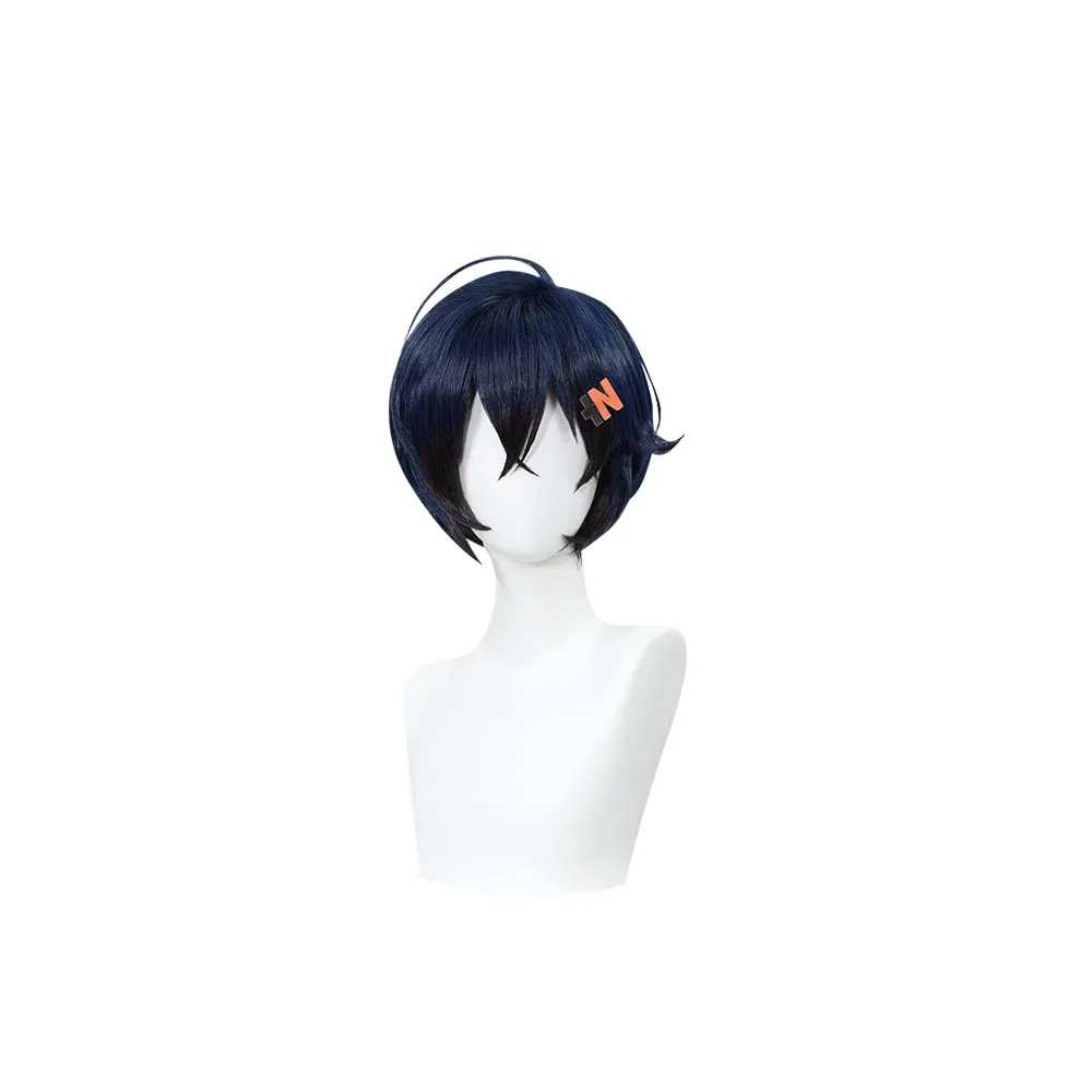 【Ready For Ship】DokiDoki Game Zenless Zone Zero Cosplay Belle Cosplay Wig Short Purple / Hairpin ZZZ