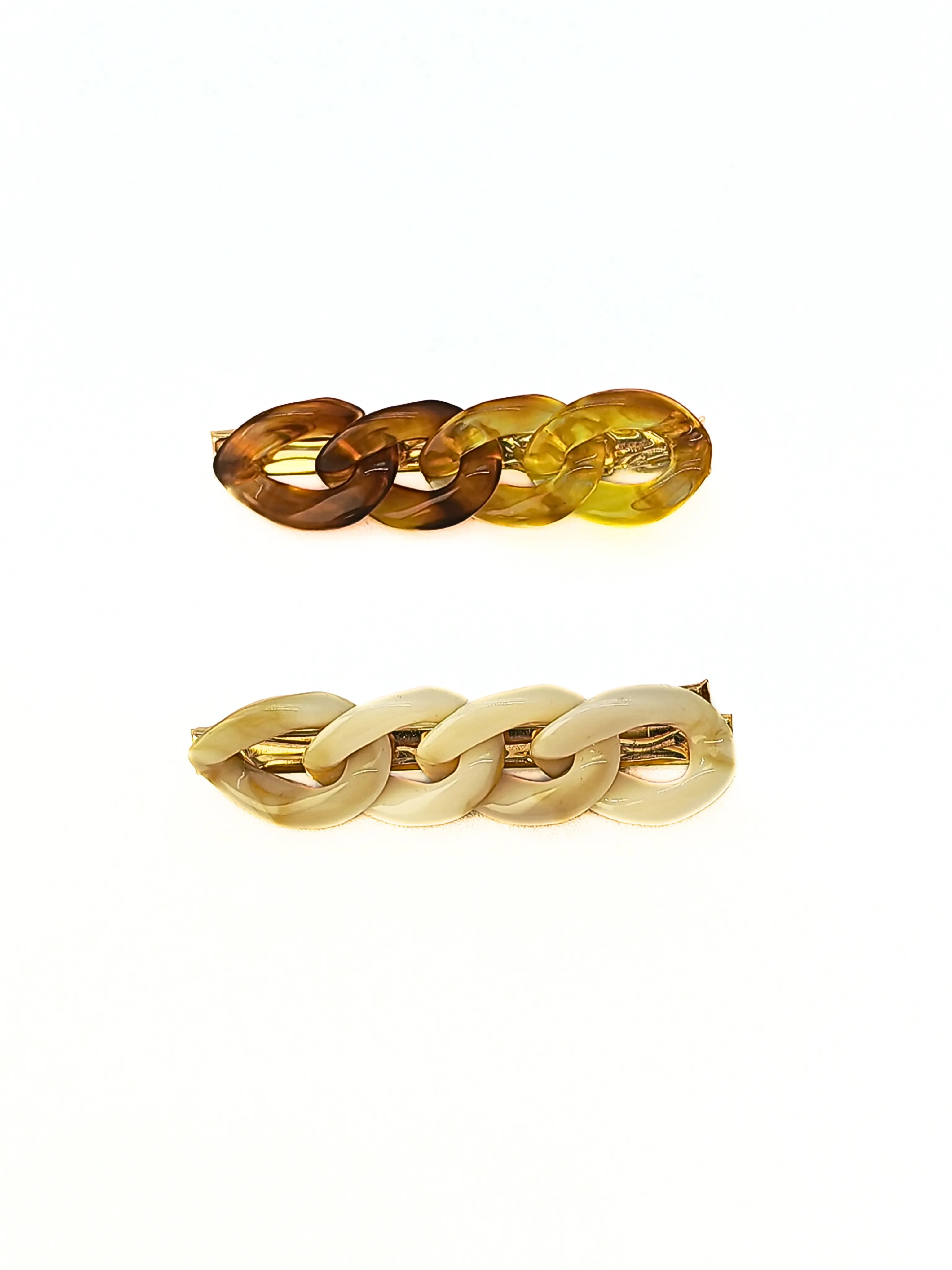 Refined Chain & Pearl Hair Pin Set - 2-Pack