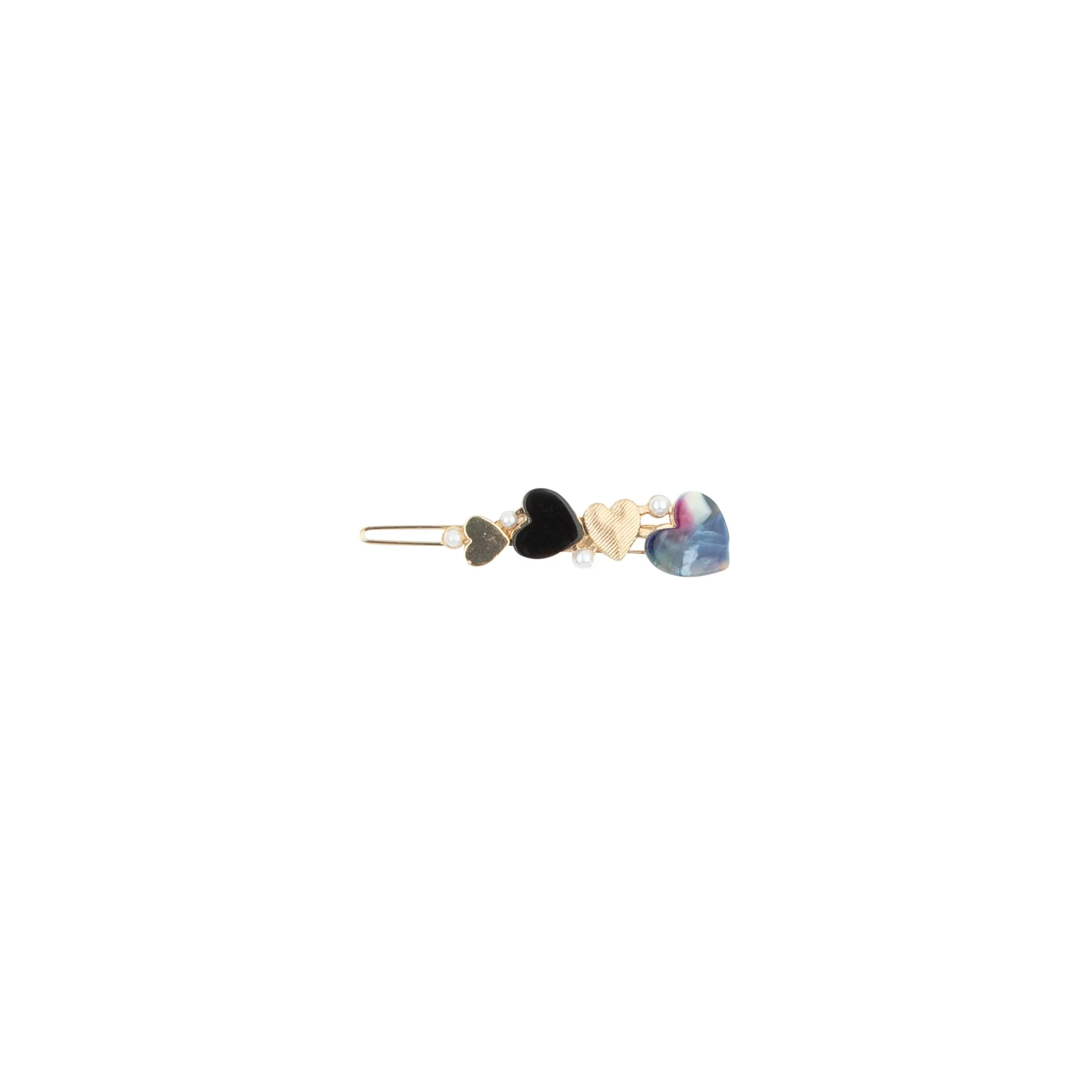 Resin Heart Hairpin
