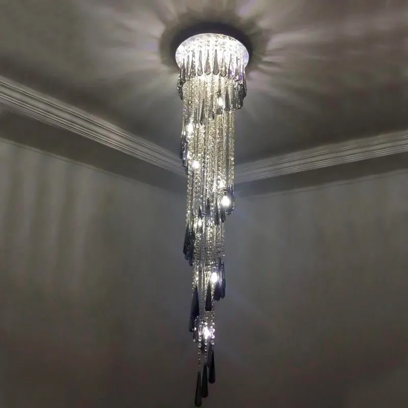 Retro Draped Crystal Chandelier