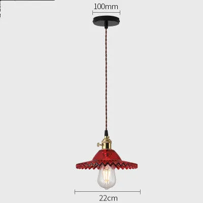 Retro Shanghai Glass Chandelier