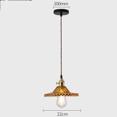 Retro Shanghai Glass Chandelier
