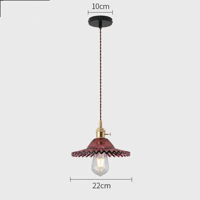 Retro Shanghai Glass Chandelier