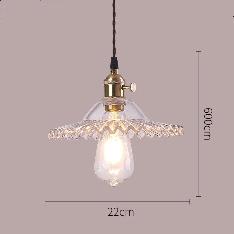 Retro Shanghai Glass Chandelier