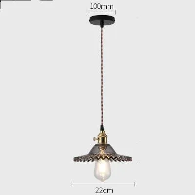 Retro Shanghai Glass Chandelier