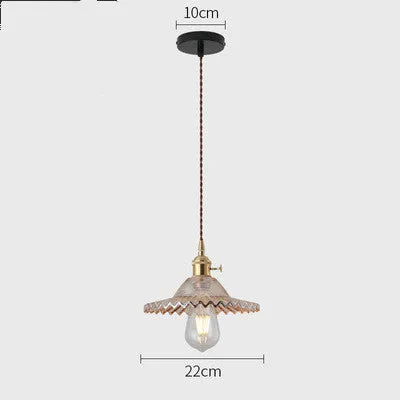 Retro Shanghai Glass Chandelier