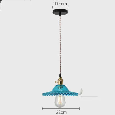 Retro Shanghai Glass Chandelier