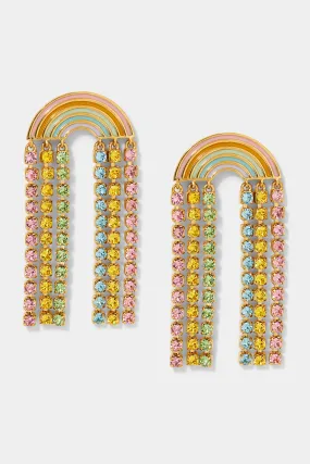 RIDE OR DIE  RAINBOW CHANDELIER EARRINGS