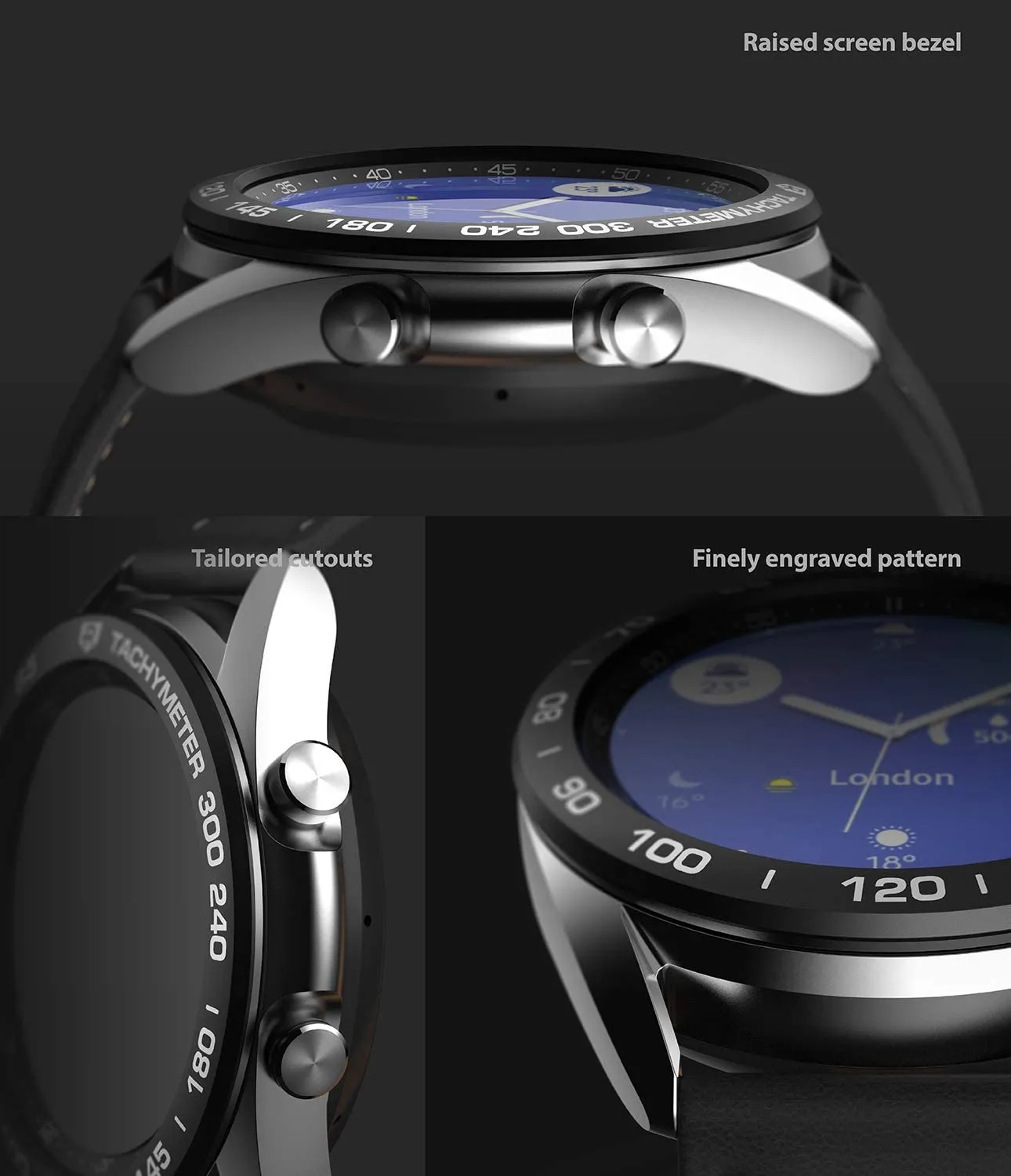 Samsung Galaxy Watch 3 41mm | Bezel Styling| Silver (41-05)