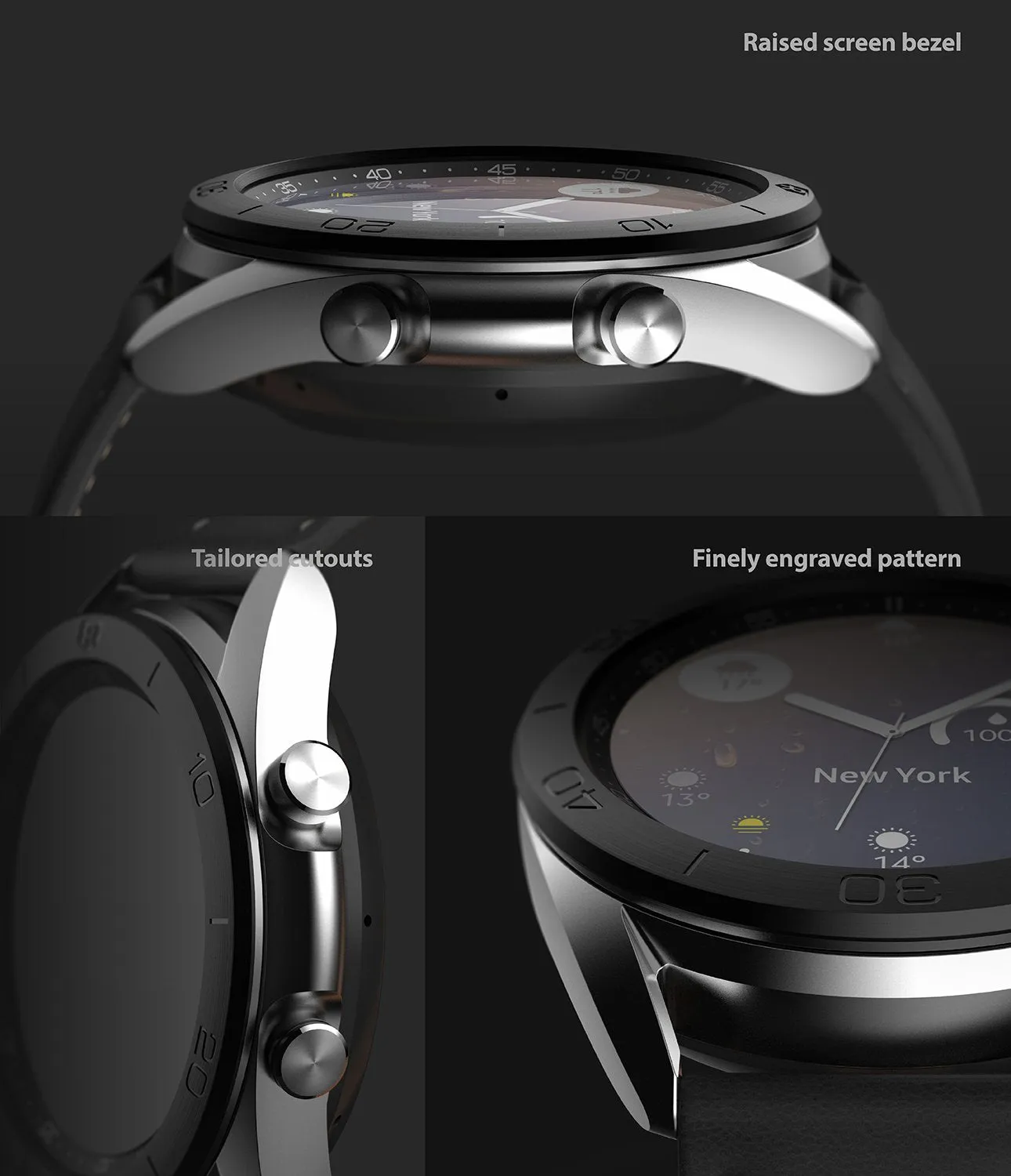 Samsung Galaxy Watch 3 41mm | Bezel Styling| Silver (41-05)