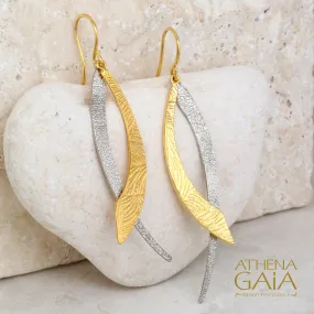 Scissor Etched Earrings