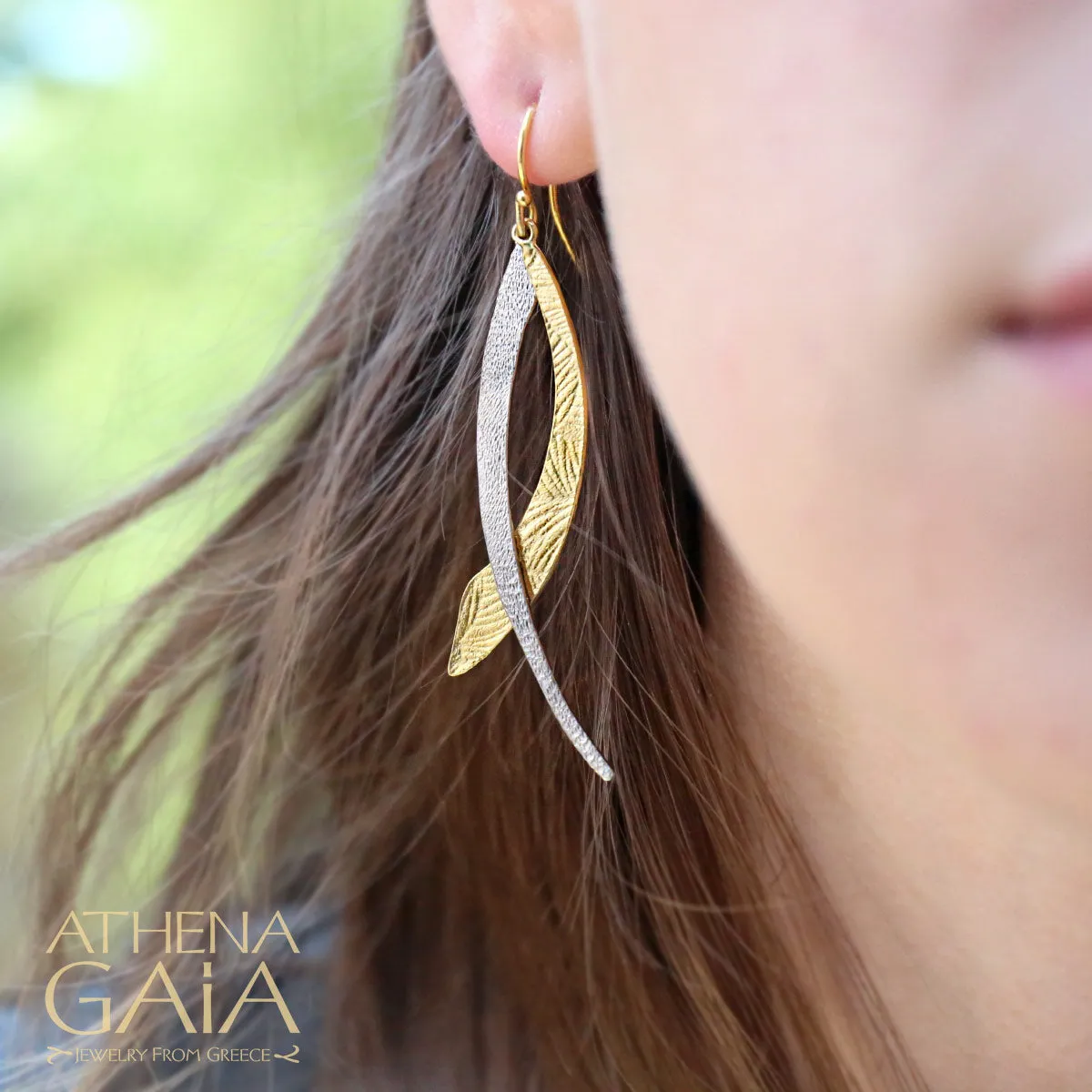 Scissor Etched Earrings
