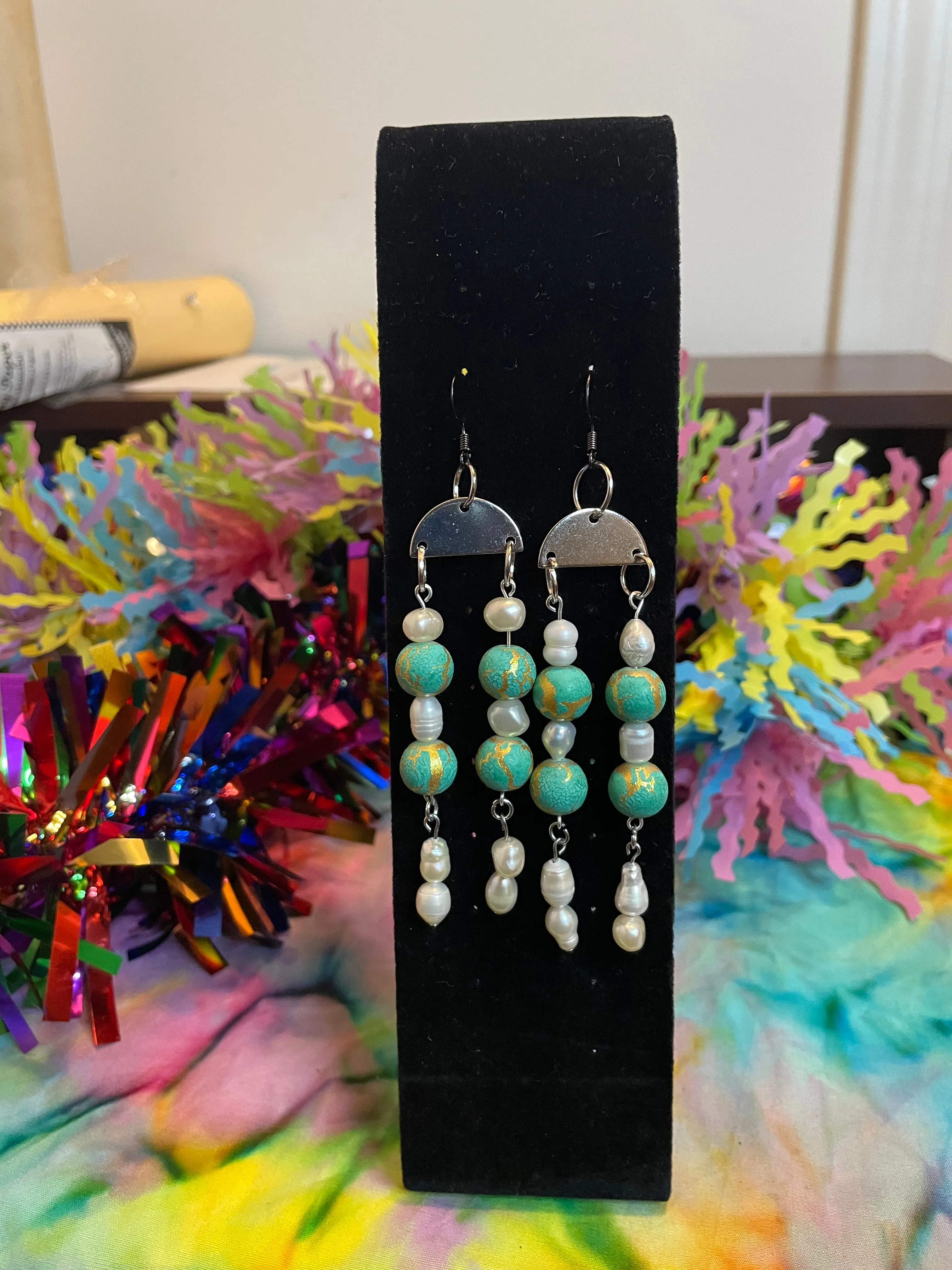 Sea Coral Earrings