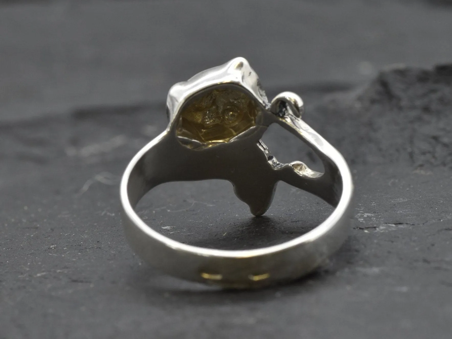 Silver Cat Ring - Cat Lover Ring - Silver Animal Ring