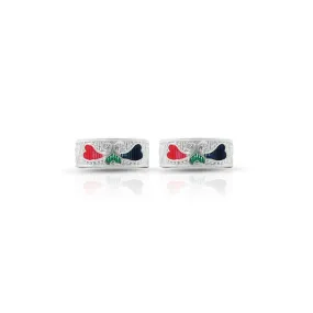 Silver Heart Shape Flower Design Bichhiya for Girls