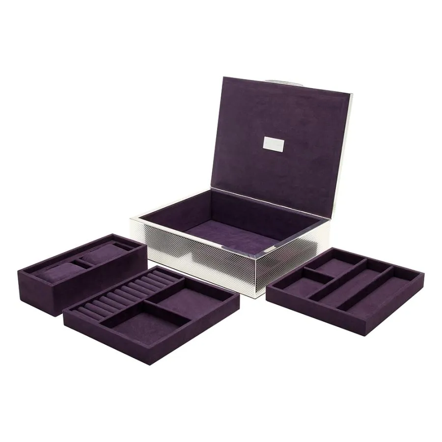 Silver Watch Jewelry and Legacy Box