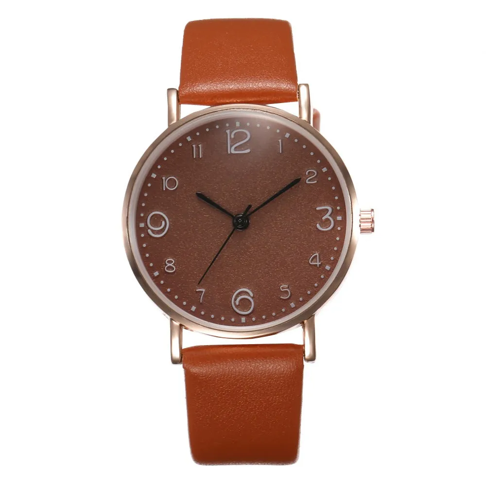 Simple Belt Watch Women's Casual Student Quartz Women's Watch