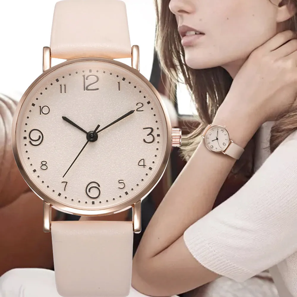 Simple Belt Watch Women's Casual Student Quartz Women's Watch