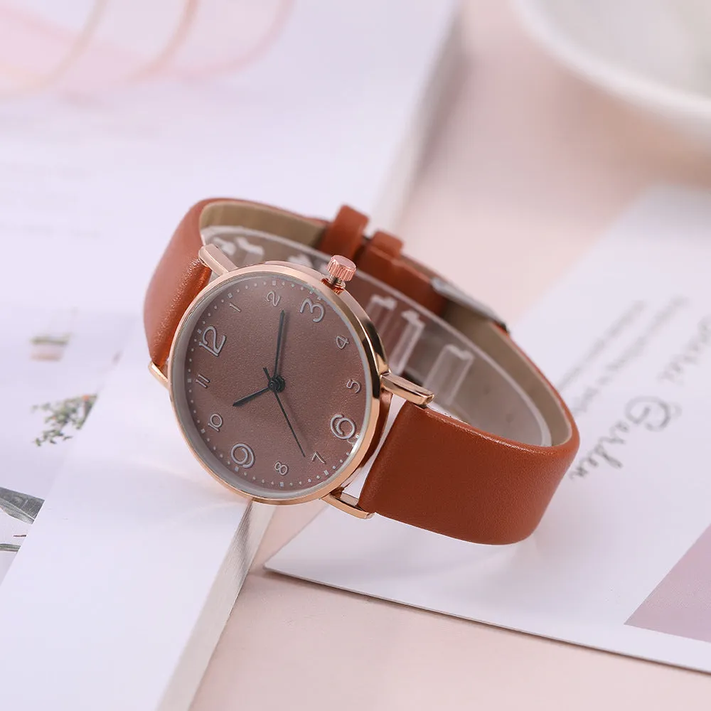 Simple Belt Watch Women's Casual Student Quartz Women's Watch