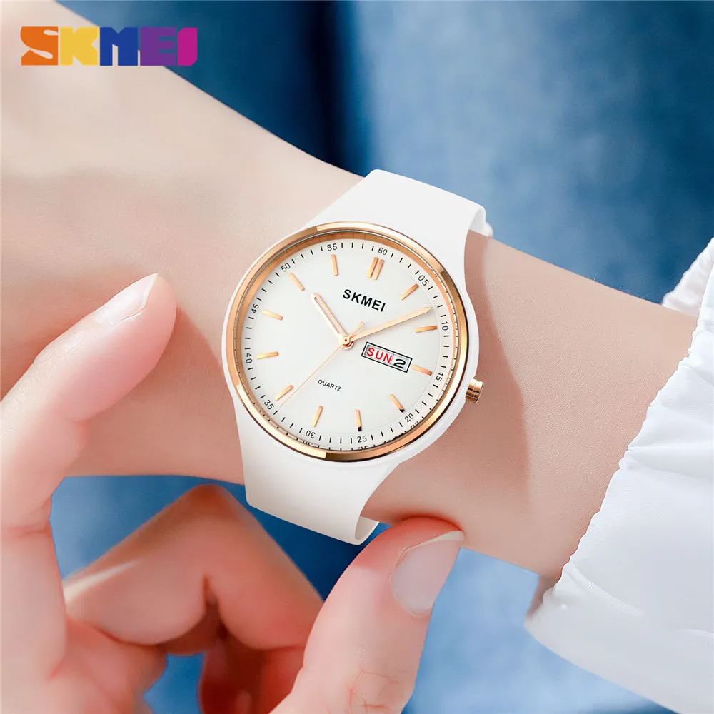 SKMEI 1747 Simple Watches Womens w/ Colorful Watch Band