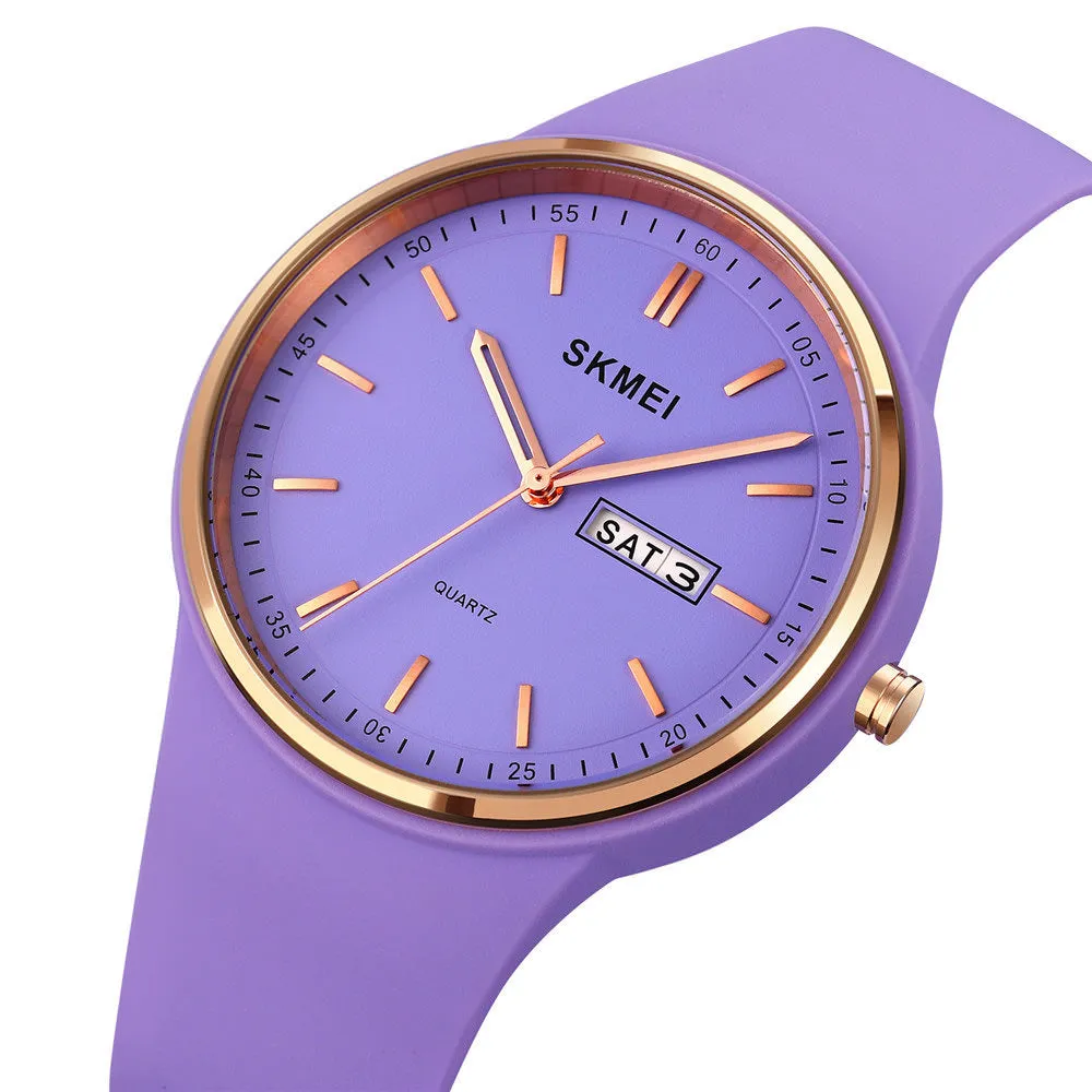 SKMEI 1747 Simple Watches Womens w/ Colorful Watch Band