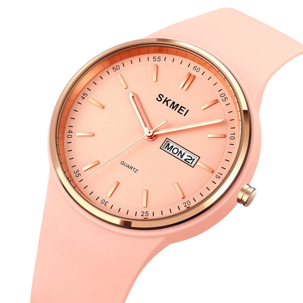SKMEI 1747 Simple Watches Womens w/ Colorful Watch Band