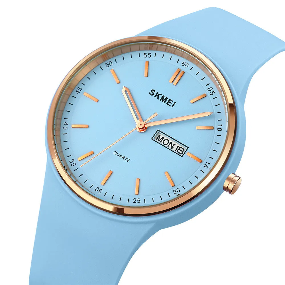 SKMEI 1747 Simple Watches Womens w/ Colorful Watch Band