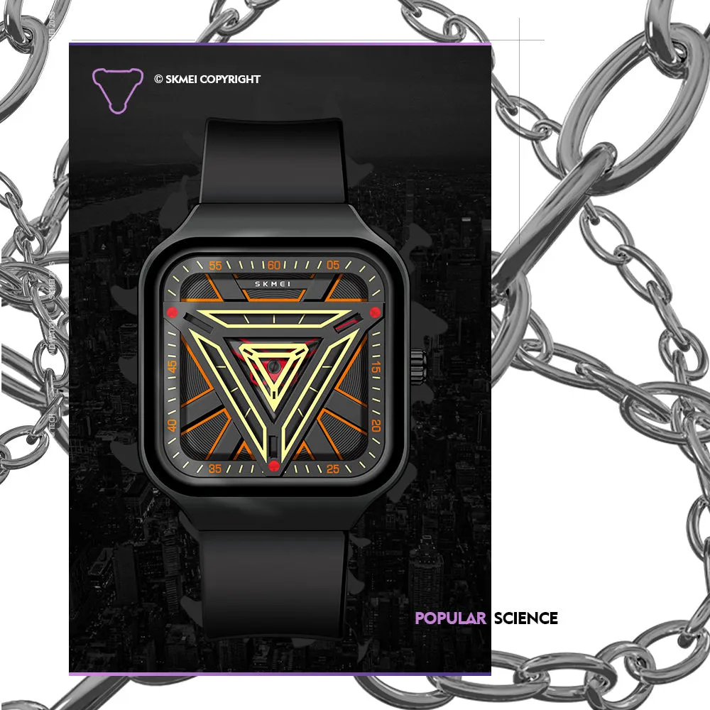 SKMEI Evolution 7103 Ultra Thin Square Watch 7mm w/ 3 ATM Waterproof
