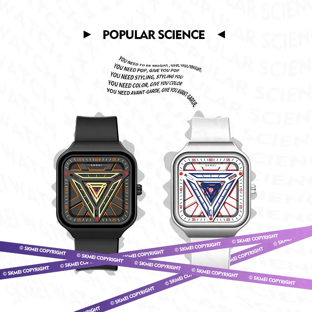 SKMEI Evolution 7103 Ultra Thin Square Watch 7mm w/ 3 ATM Waterproof