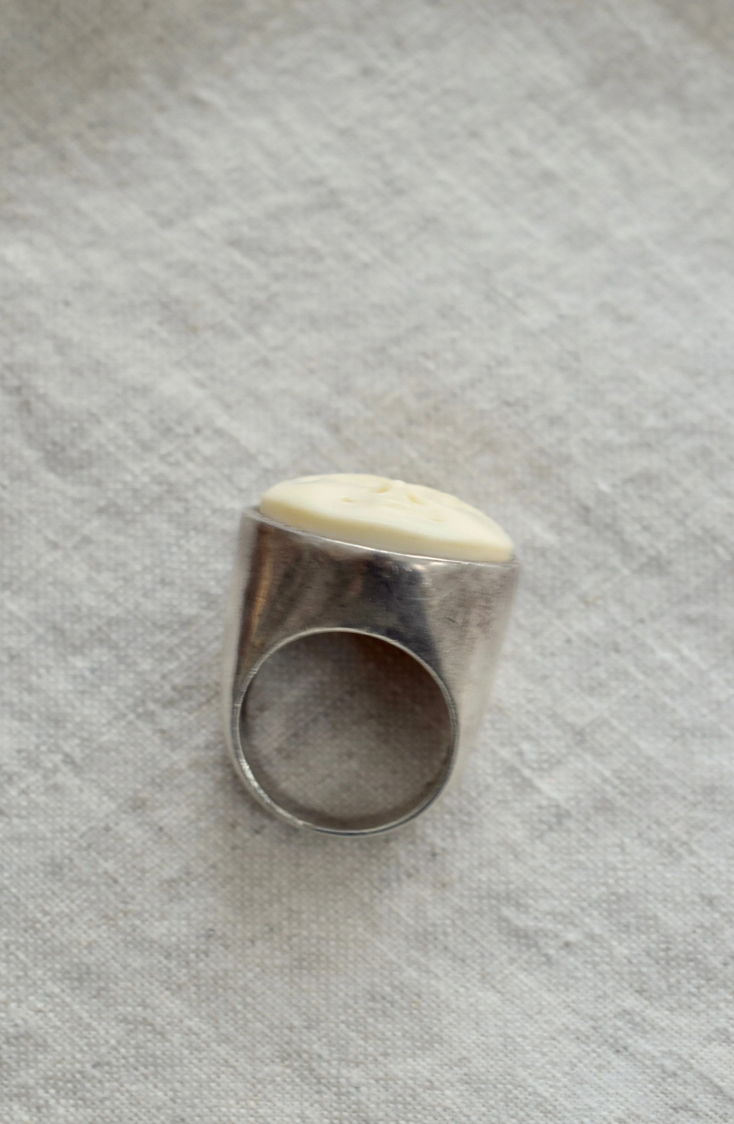 Sleepy Moon Ring