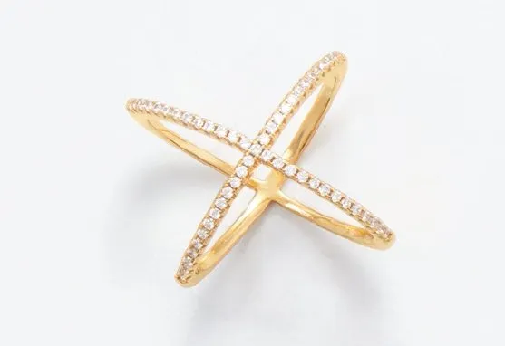 Sofie X Ring - 18 Karat Gold Plated