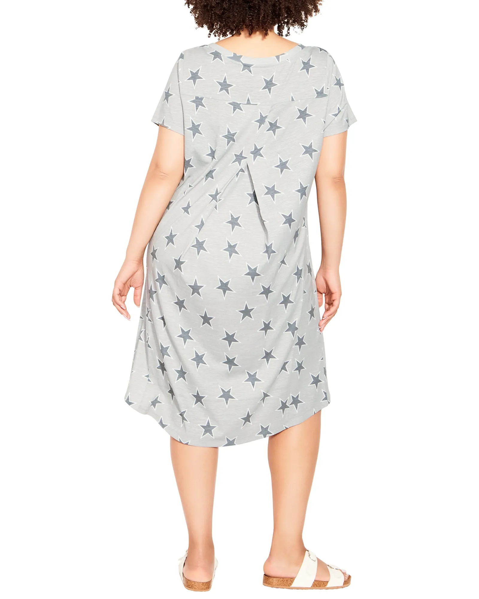 Soleil Hello Sunshine Dress | Light Grey / Charcoal Grey