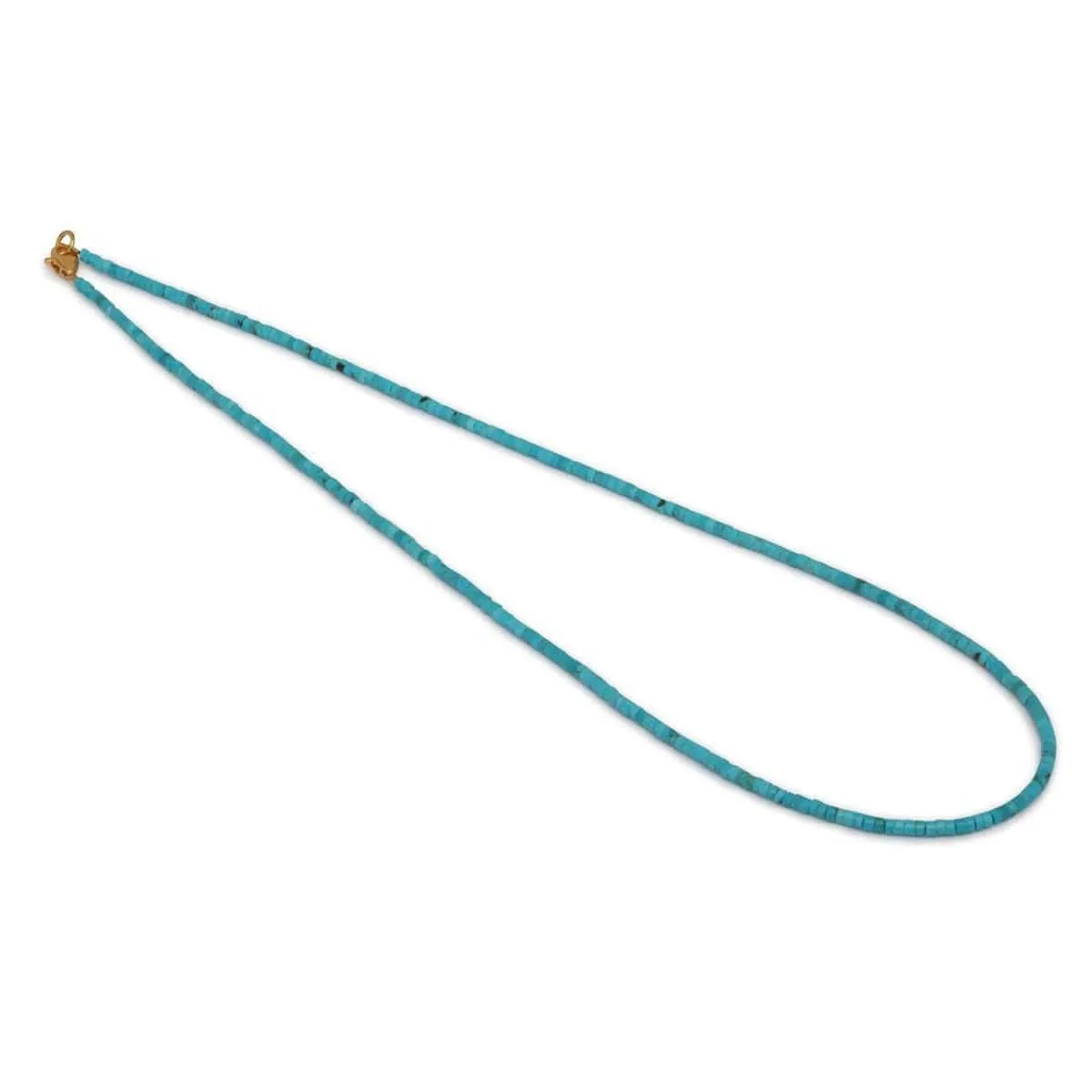 Solo Blue Turquoise Necklace - 83065256
