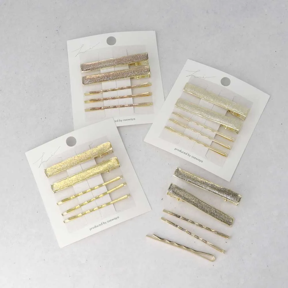 Sparkly Hair Clip and Pin Pack