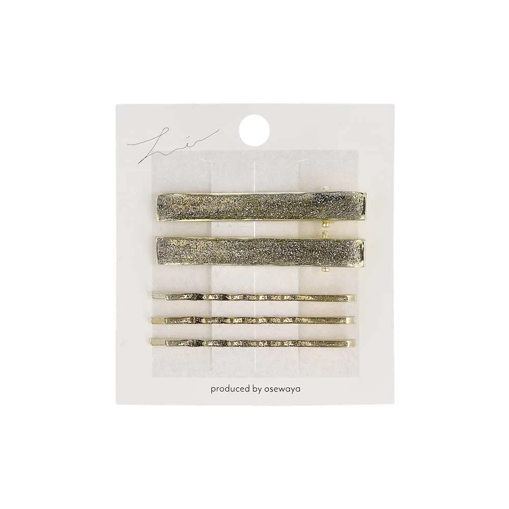 Sparkly Hair Clip and Pin Pack