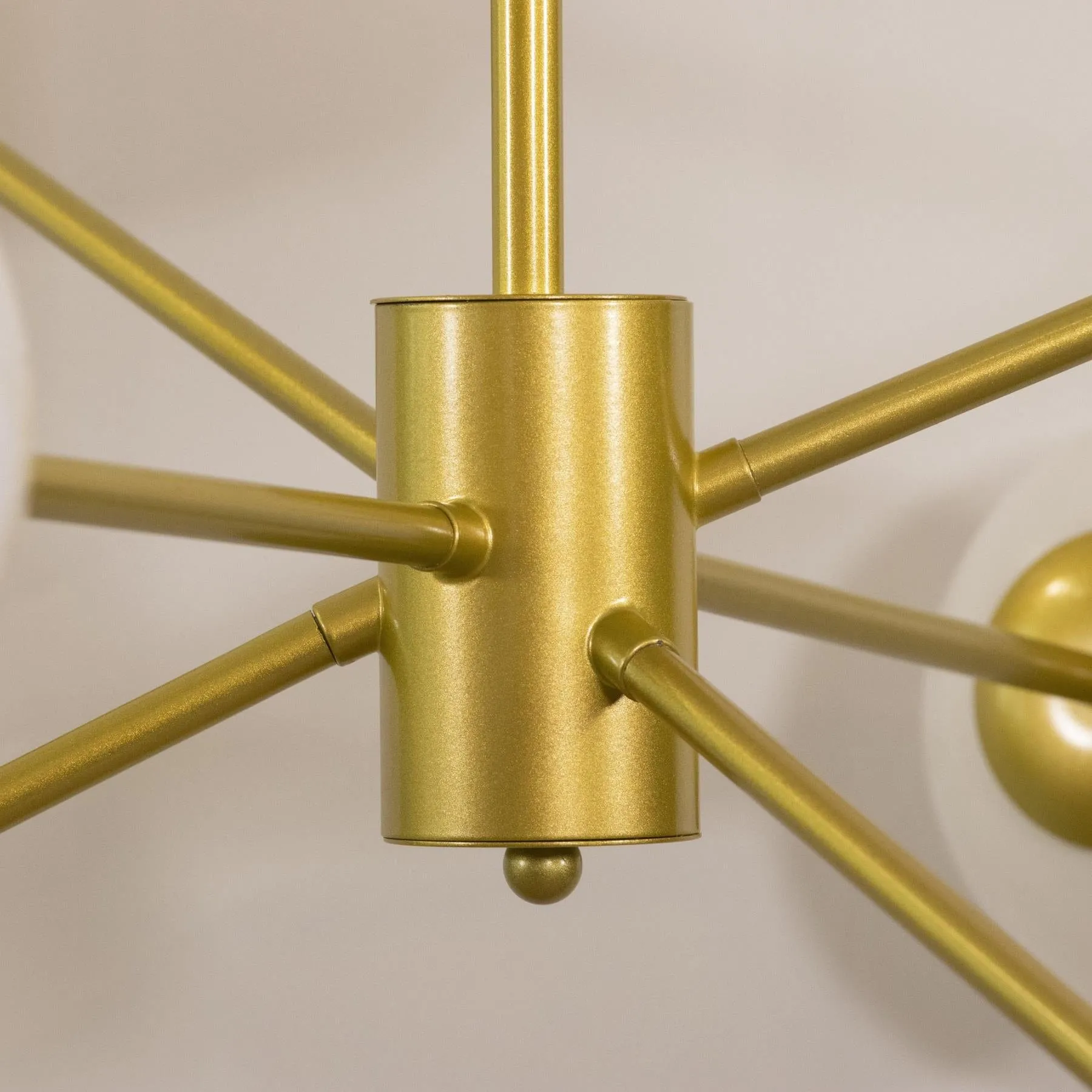 Staggered Glass 6-Light Chandelier