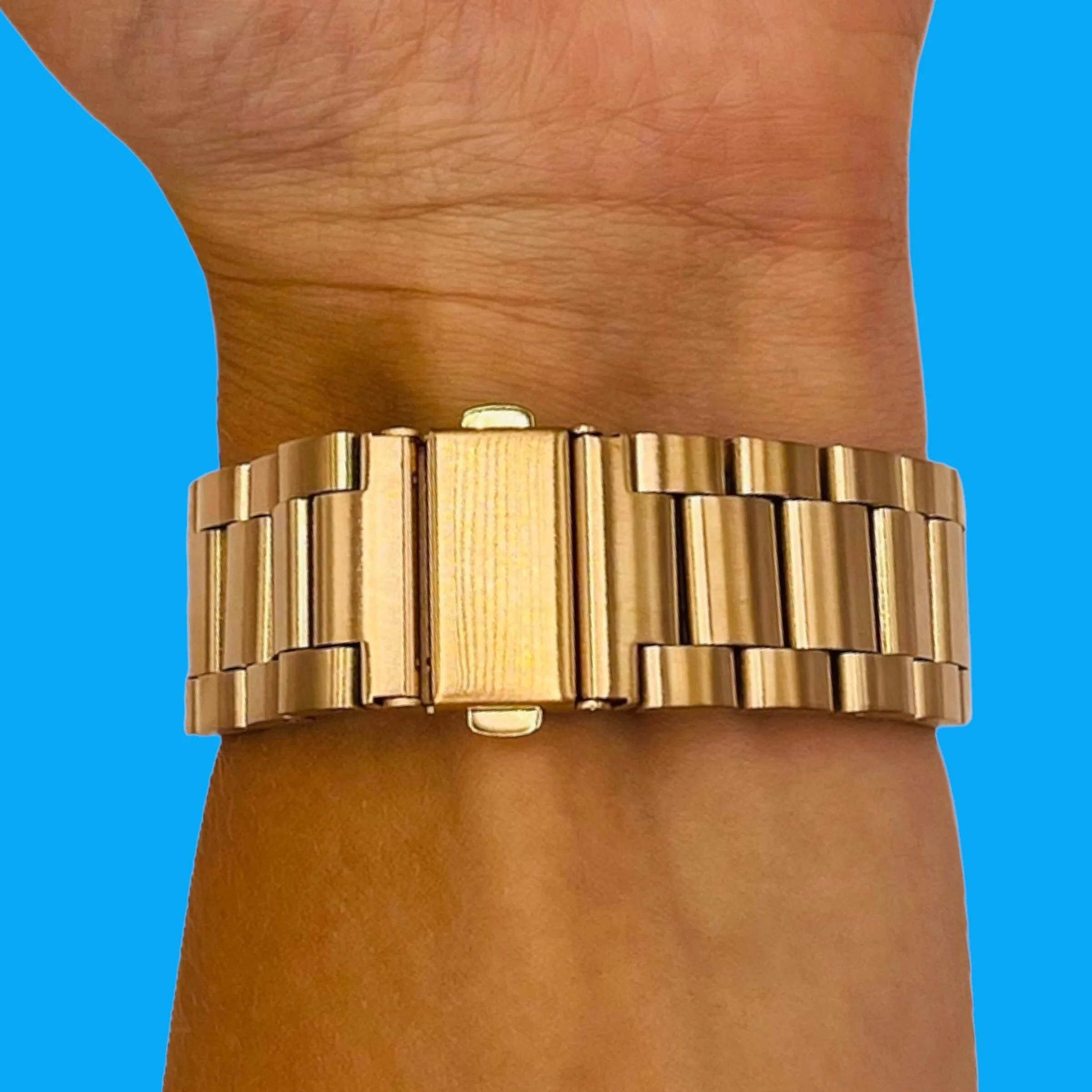 Stainless Steel Link Watch Strap Compatible with the Huawei Watch 2