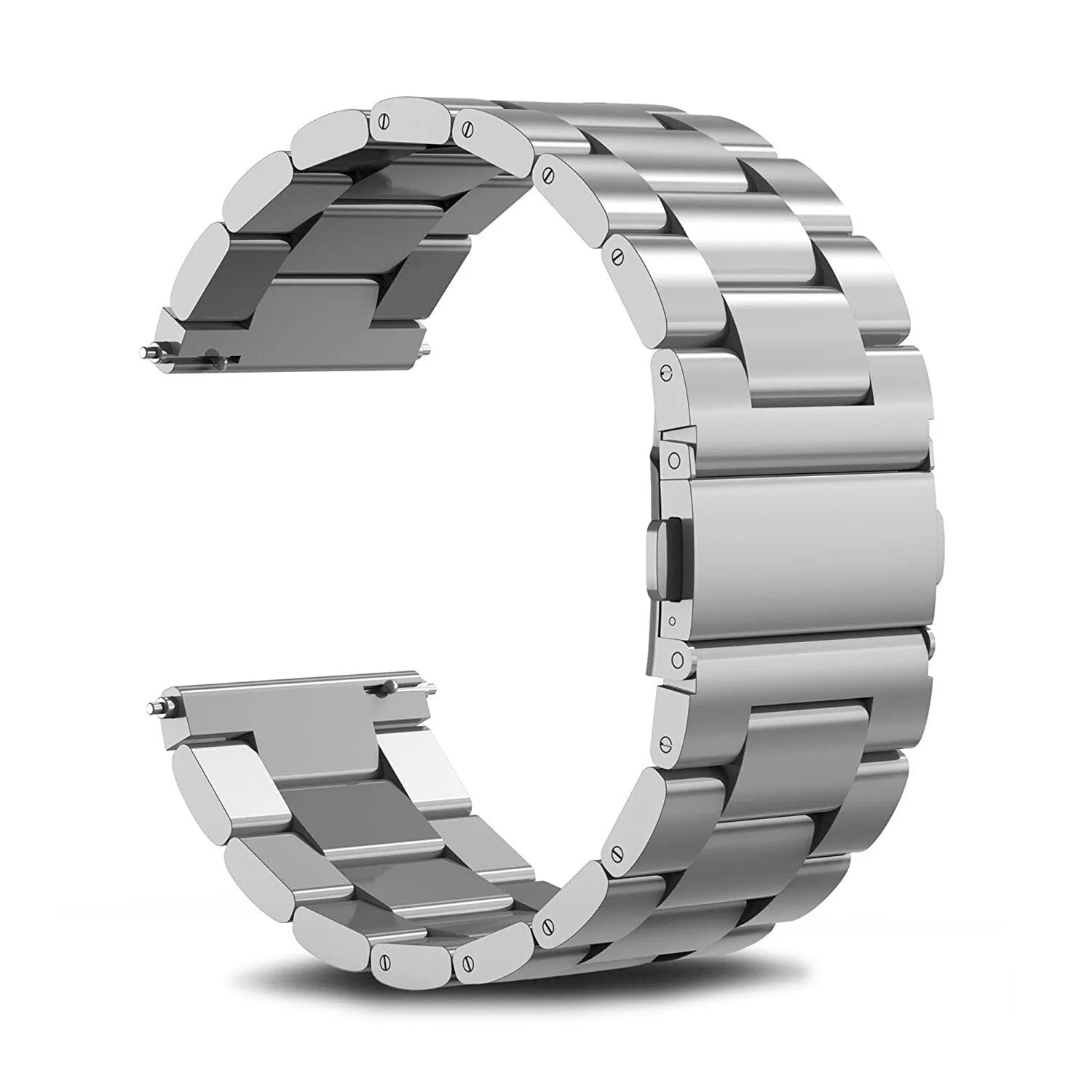 Stainless Steel Link Watch Strap Compatible with the Huawei Watch 2